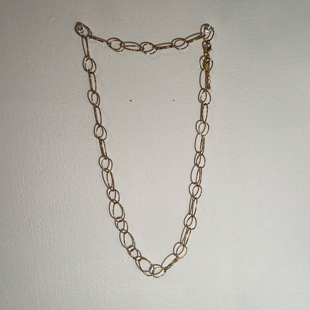 Charming Charlie Elegant Gold Link Necklace